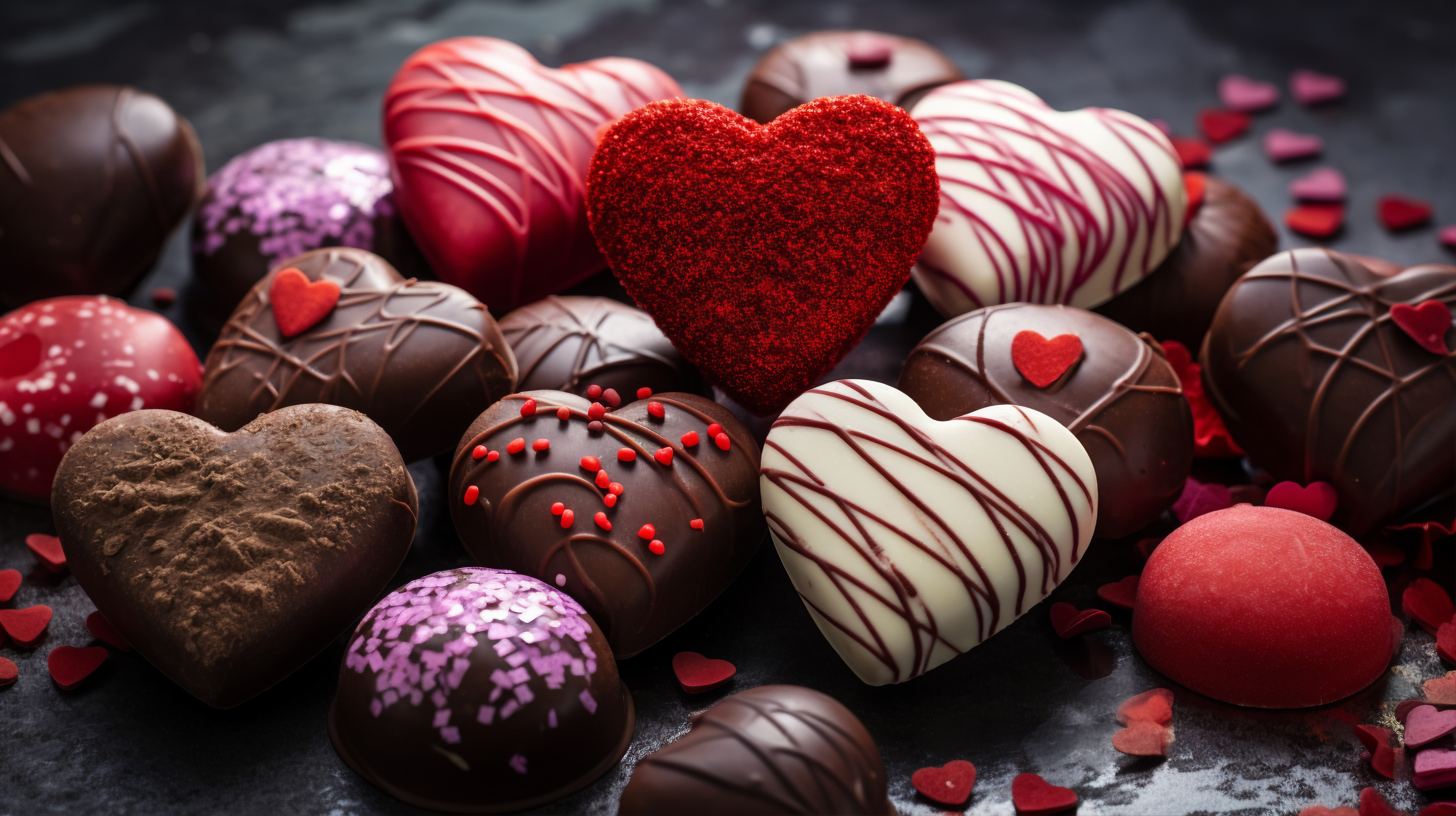 heart chocolate